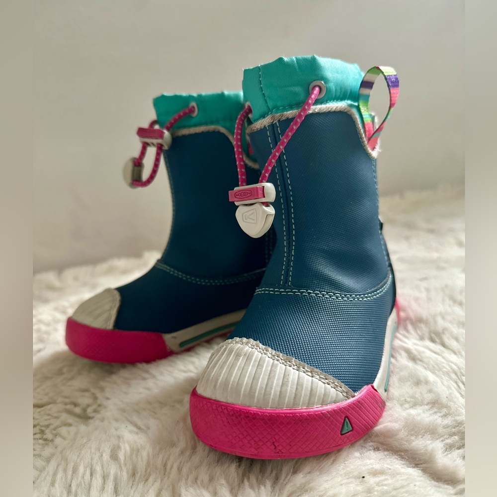 Keen Kids Boots - Teal and Pink
